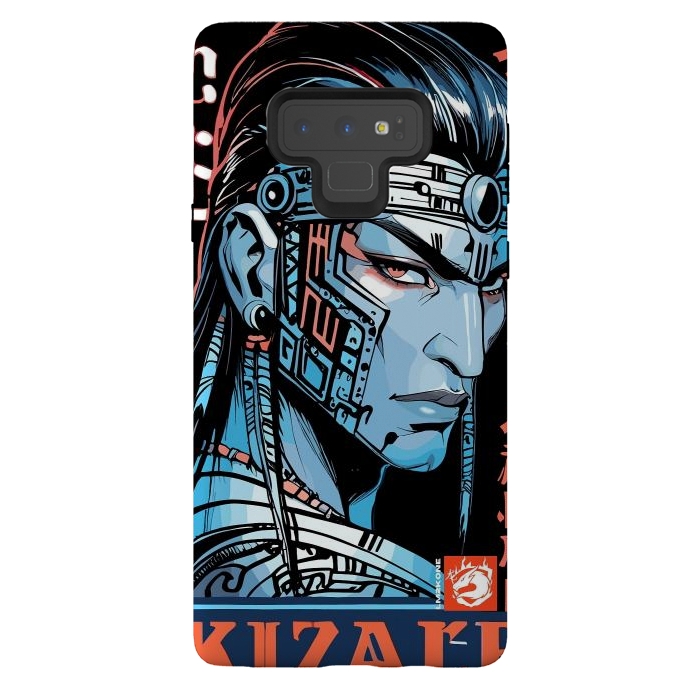 Galaxy Note 9 StrongFit Cyberpunk Blue indian by LM2Kone