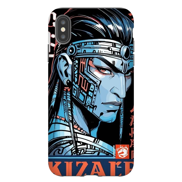 iPhone Xs Max StrongFit Cyberpunk Blue indian by LM2Kone