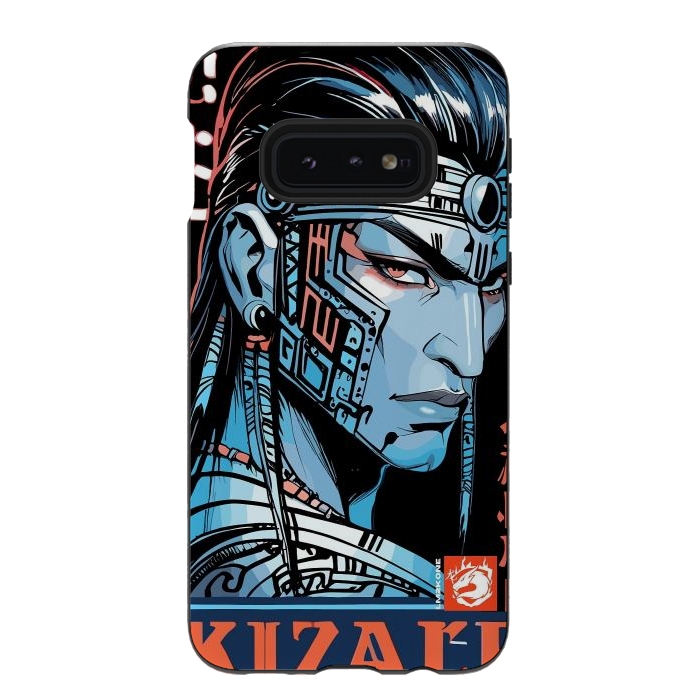 Galaxy S10e StrongFit Cyberpunk Blue indian by LM2Kone