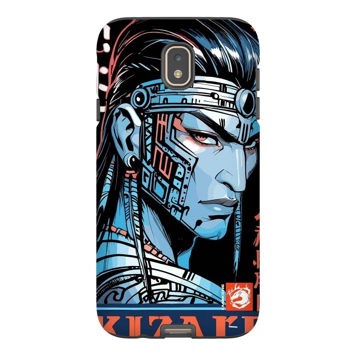 Galaxy J7 StrongFit Cyberpunk Blue indian by LM2Kone