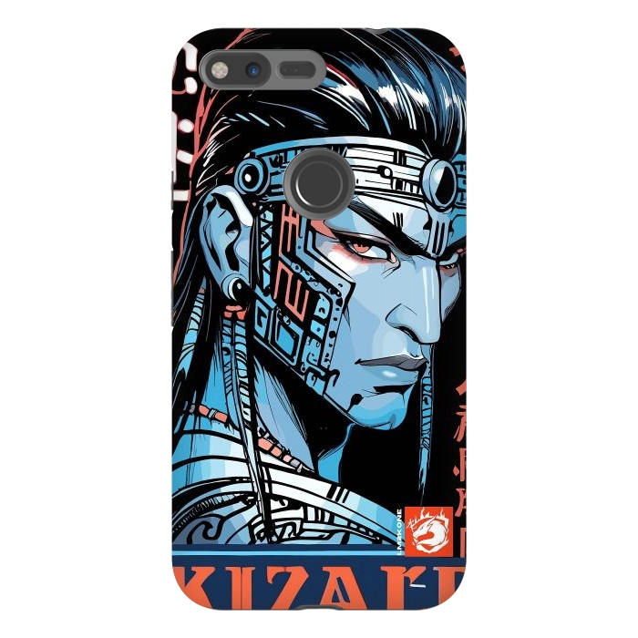 Pixel XL StrongFit Cyberpunk Blue indian by LM2Kone