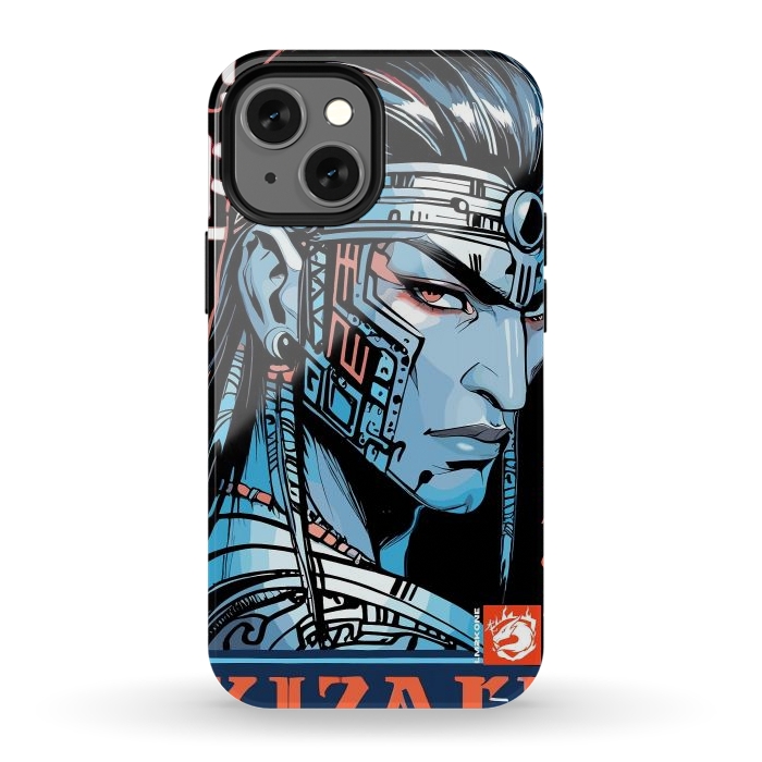 iPhone 12 mini StrongFit Cyberpunk Blue indian by LM2Kone