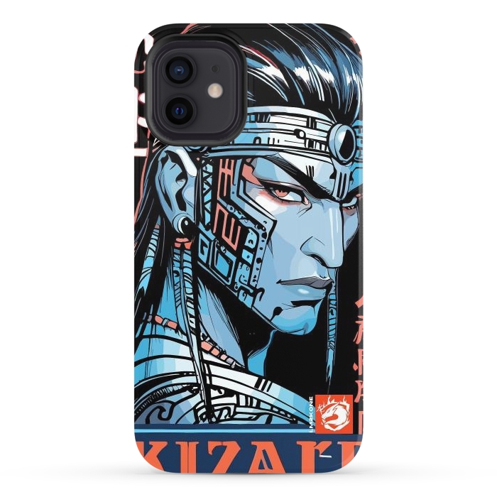 iPhone 12 StrongFit Cyberpunk Blue indian by LM2Kone