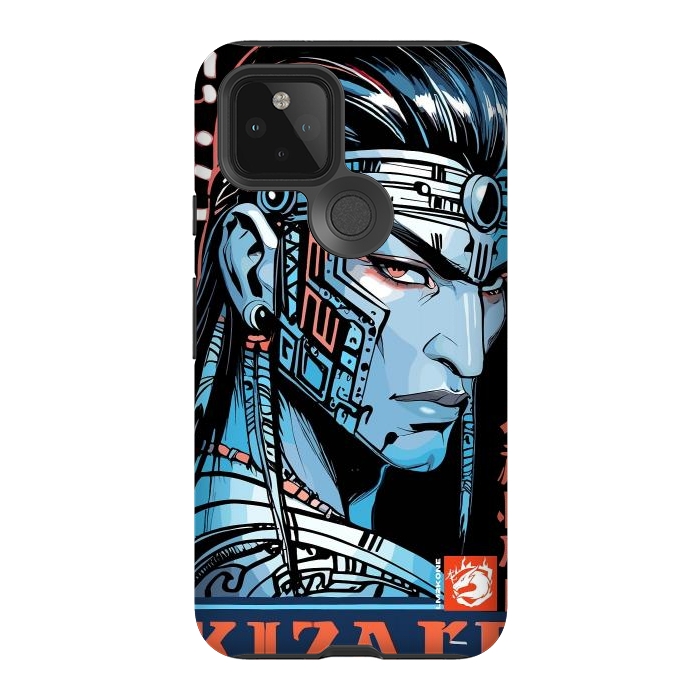 Pixel 5 StrongFit Cyberpunk Blue indian by LM2Kone