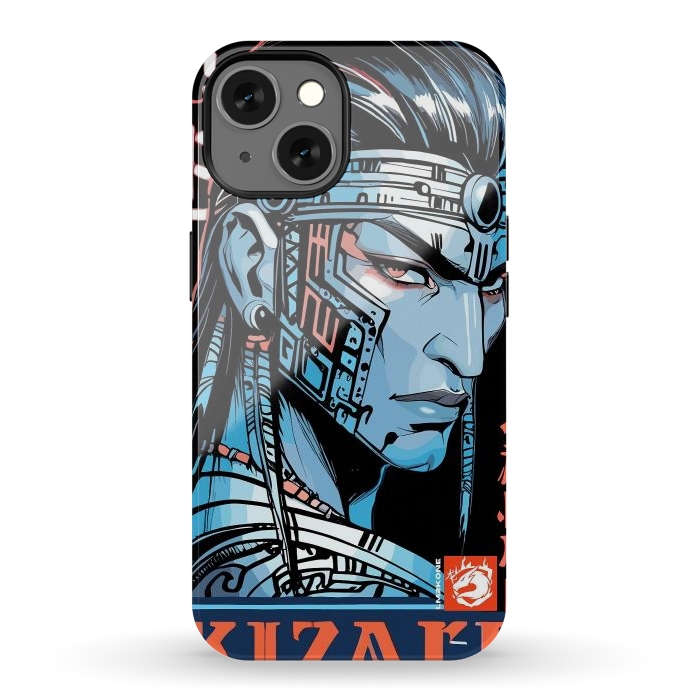 iPhone 13 StrongFit Cyberpunk Blue indian by LM2Kone