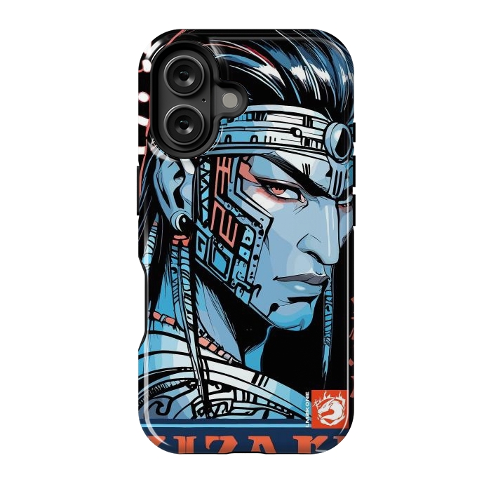 iPhone 16 StrongFit Cyberpunk Blue indian by LM2Kone