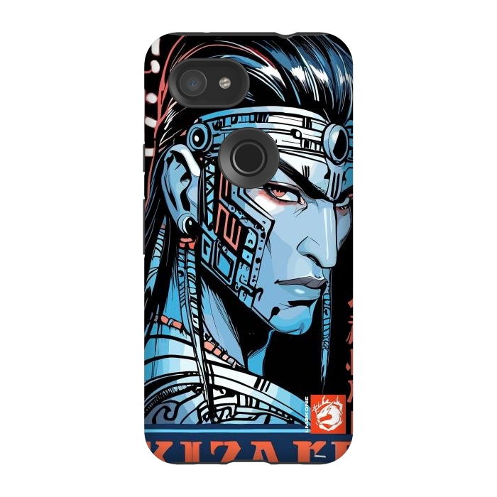 Pixel 3A StrongFit Cyberpunk Blue indian by LM2Kone