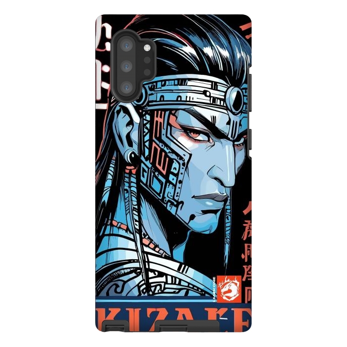 Galaxy Note 10 plus StrongFit Cyberpunk Blue indian by LM2Kone