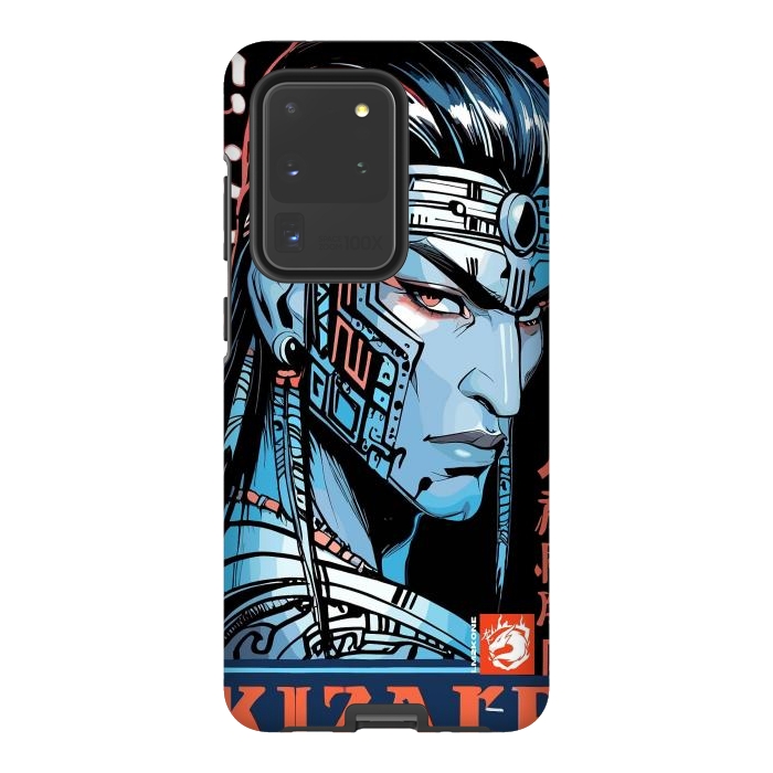 Galaxy S20 Ultra StrongFit Cyberpunk Blue indian by LM2Kone