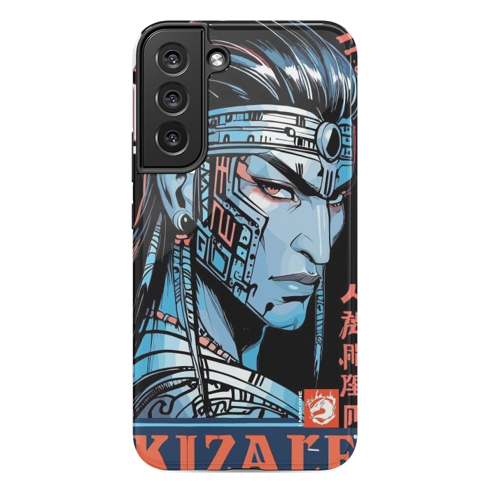 Galaxy S22 plus StrongFit Cyberpunk Blue indian by LM2Kone