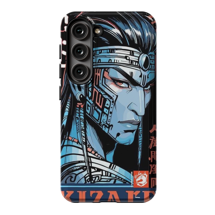 Galaxy S23 StrongFit Cyberpunk Blue indian by LM2Kone