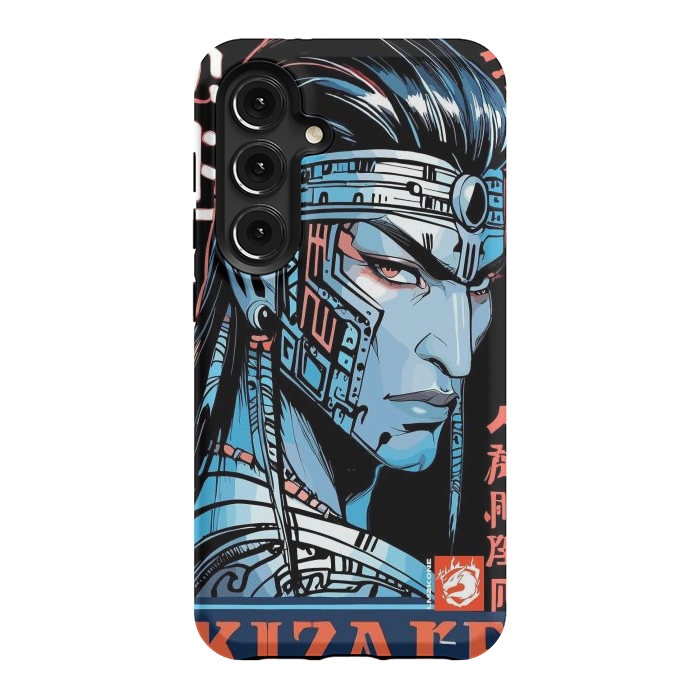 Galaxy S24 StrongFit Cyberpunk Blue indian by LM2Kone