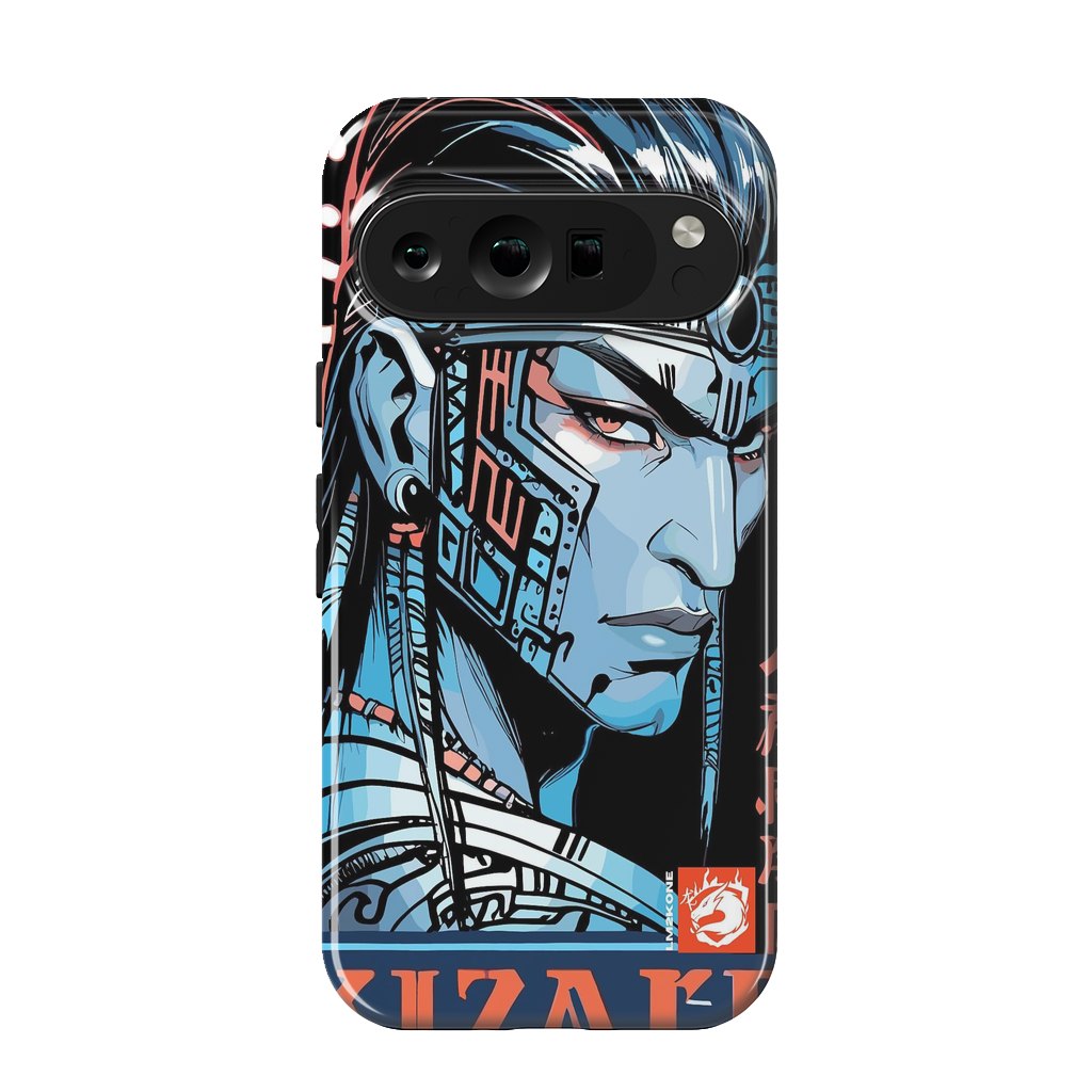 Pixel 9 pro StrongFit Cyberpunk Blue indian by LM2Kone