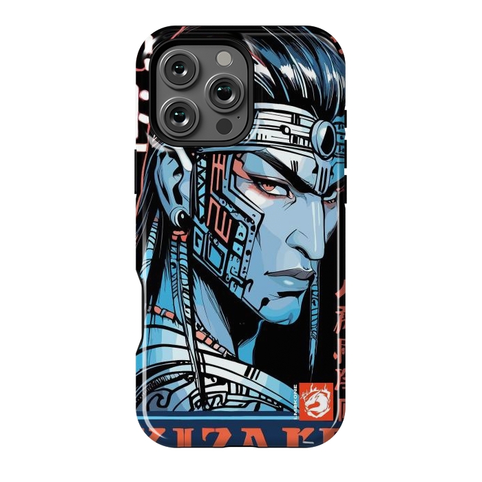 iPhone 16 Pro Max StrongFit Cyberpunk Blue indian by LM2Kone