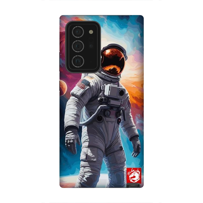 Galaxy Note 20 Ultra StrongFit Nebula Astronaut Pattern by LM2Kone