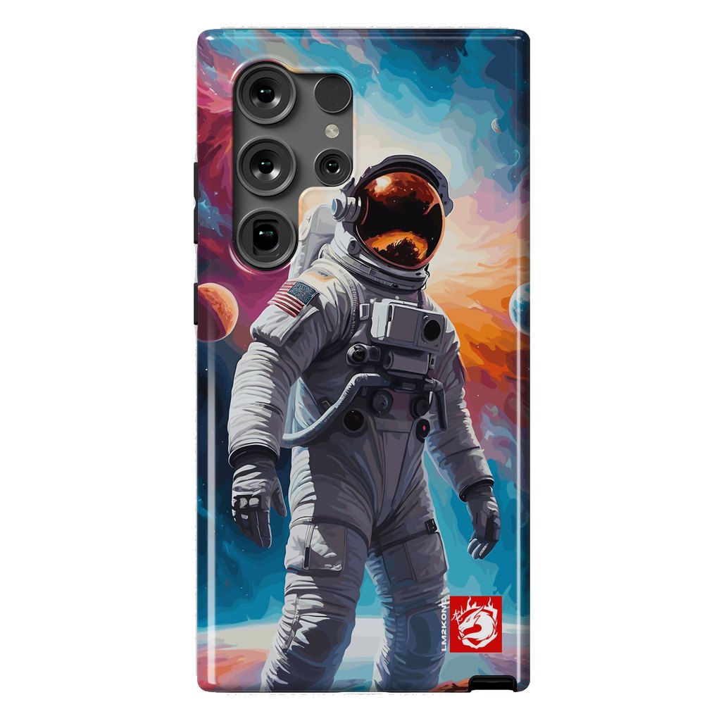 Galaxy S24 Ultra StrongFit Nebula Astronaut Pattern by LM2Kone