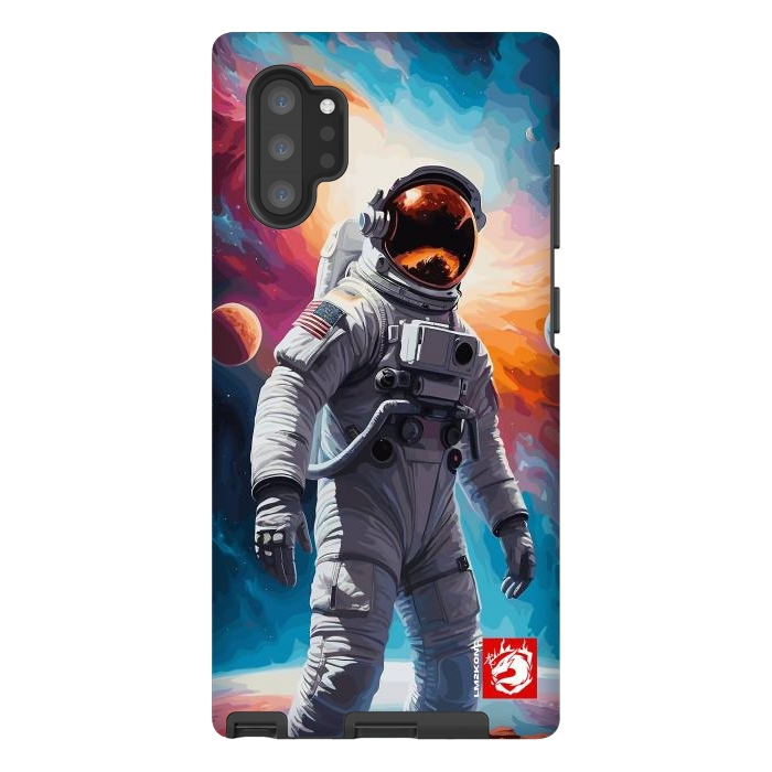 Galaxy Note 10 plus StrongFit Nebula Astronaut Pattern by LM2Kone