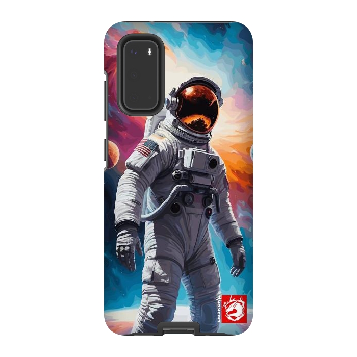 Galaxy S20 StrongFit Nebula Astronaut Pattern by LM2Kone