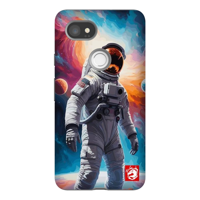 Pixel 2XL StrongFit Nebula Astronaut Pattern by LM2Kone