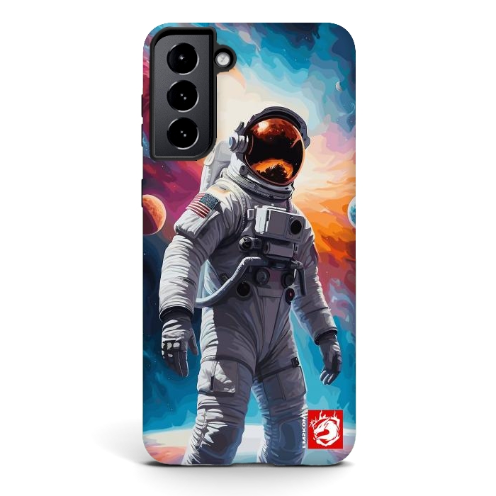 Galaxy S21 StrongFit Nebula Astronaut Pattern by LM2Kone