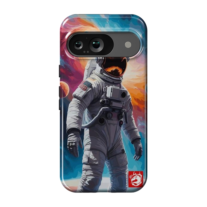 Pixel 9 StrongFit Nebula Astronaut Pattern by LM2Kone