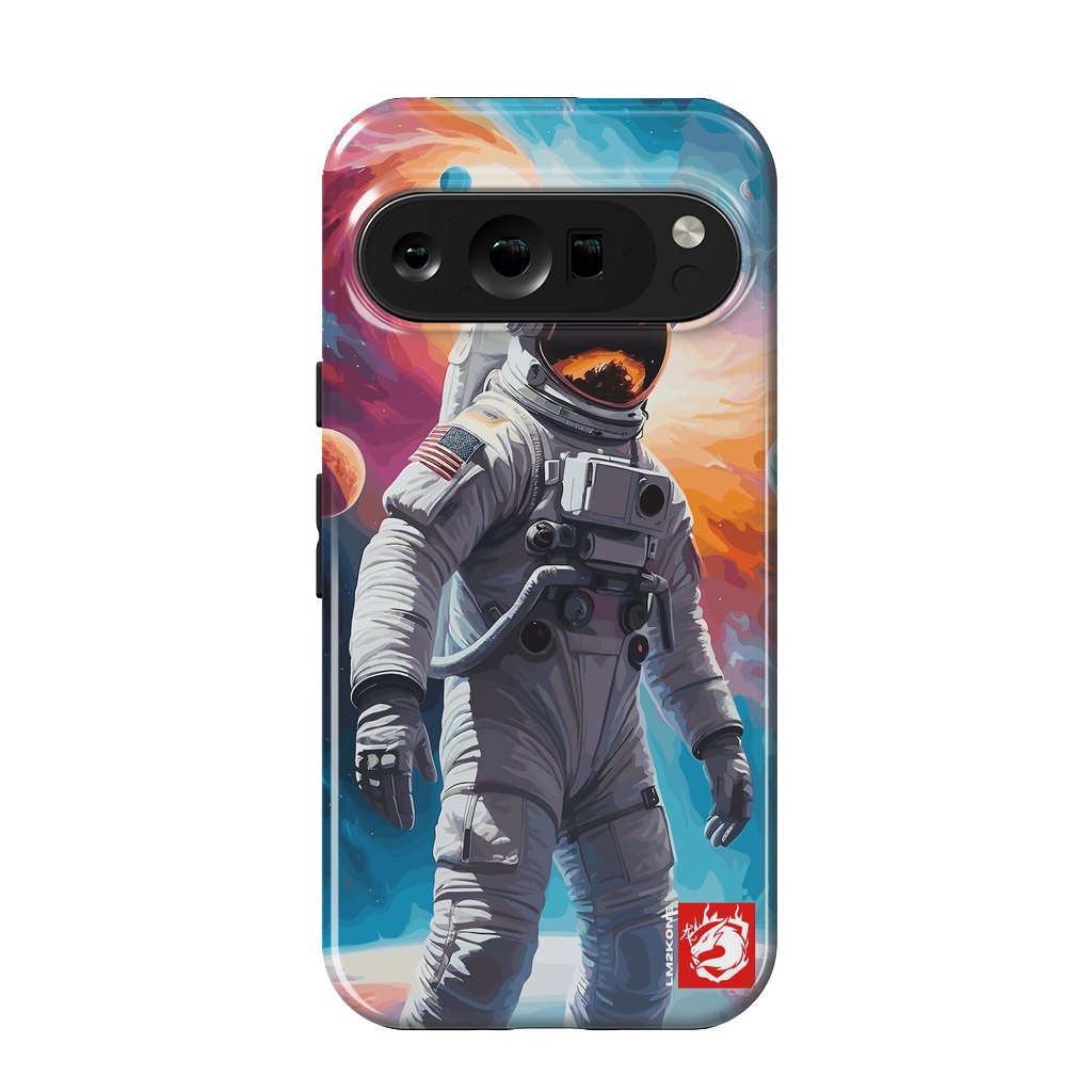 Pixel 9 pro StrongFit Nebula Astronaut Pattern by LM2Kone