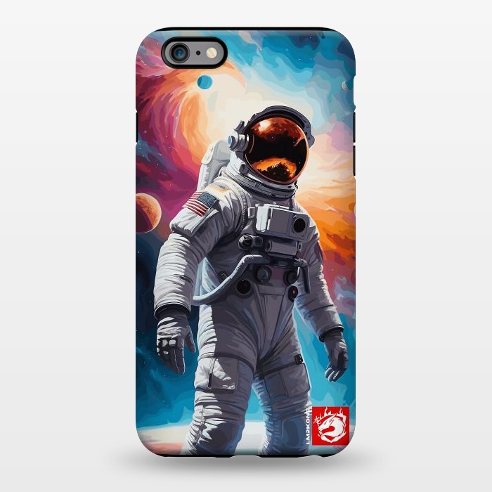 iPhone 6/6s plus StrongFit Nebula Astronaut Pattern by LM2Kone