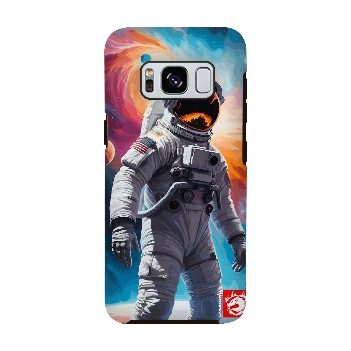 Galaxy S8 StrongFit Nebula Astronaut Pattern by LM2Kone