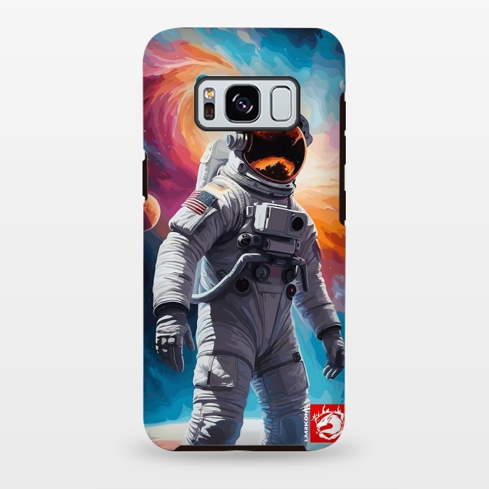 Galaxy S8 plus StrongFit Nebula Astronaut Pattern by LM2Kone