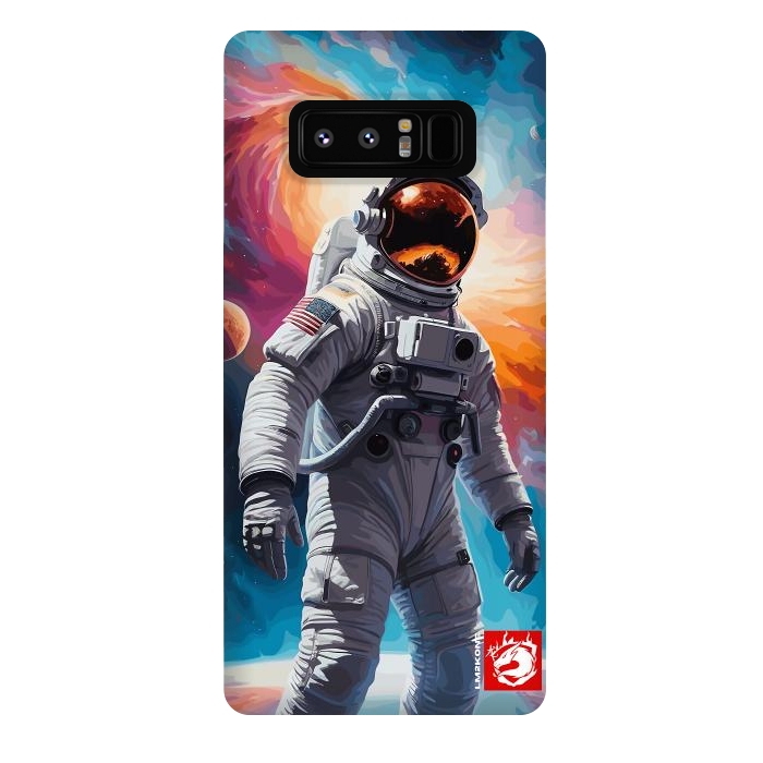 Galaxy Note 8 StrongFit Nebula Astronaut Pattern by LM2Kone