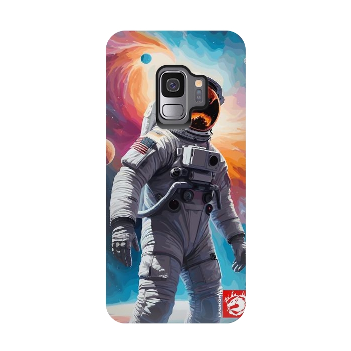 Galaxy S9 StrongFit Nebula Astronaut Pattern by LM2Kone