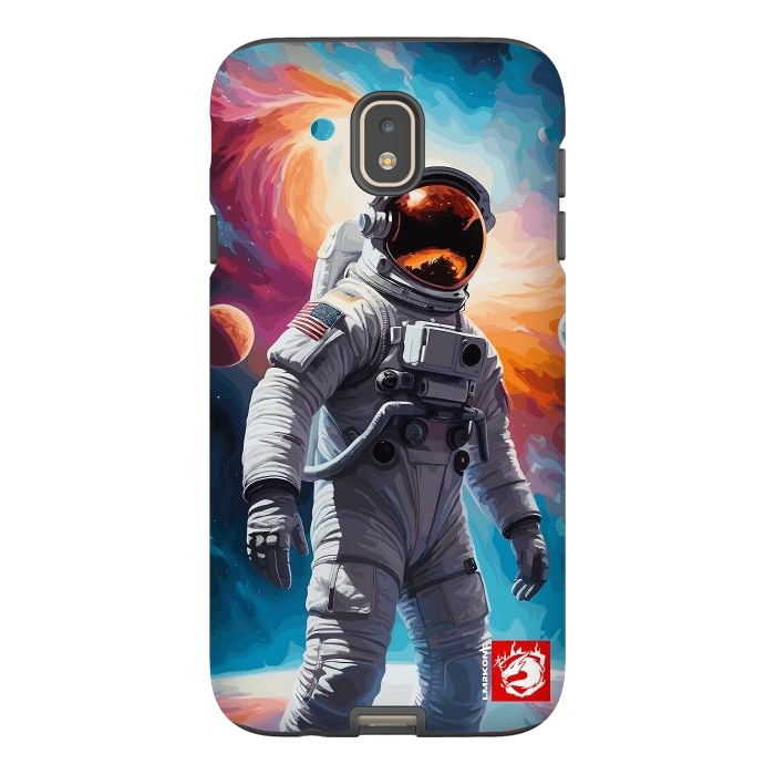 Galaxy J7 StrongFit Nebula Astronaut Pattern by LM2Kone