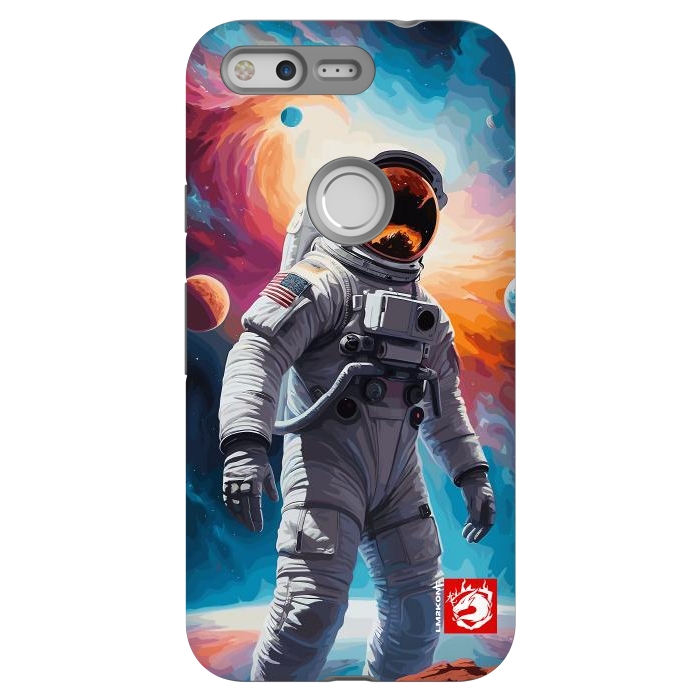 Pixel StrongFit Nebula Astronaut Pattern by LM2Kone