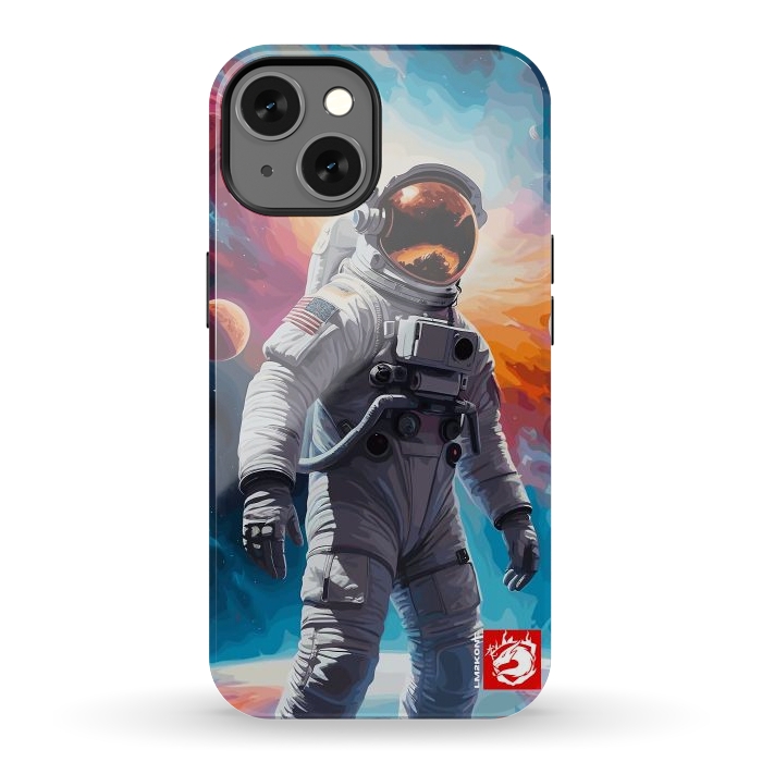 iPhone 13 StrongFit Nebula Astronaut Pattern by LM2Kone