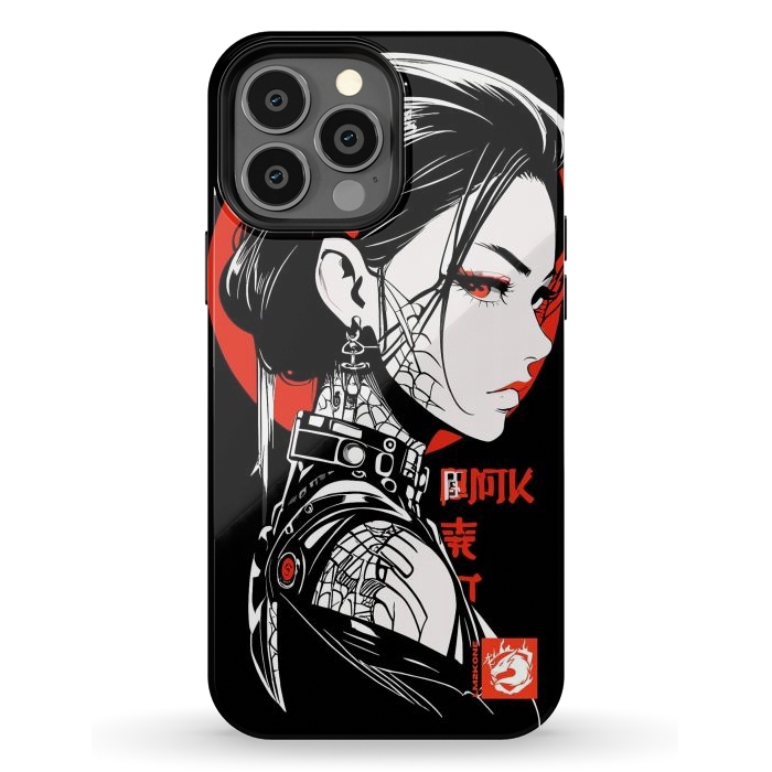 iPhone 13 Pro Max StrongFit Dark Geisha Japan by LM2Kone