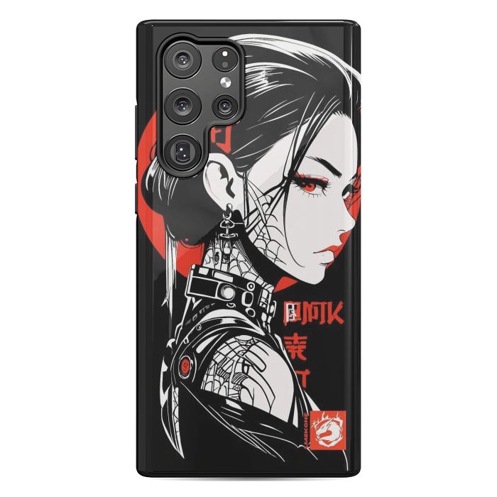 Galaxy S22 Ultra StrongFit Dark Geisha Japan by LM2Kone