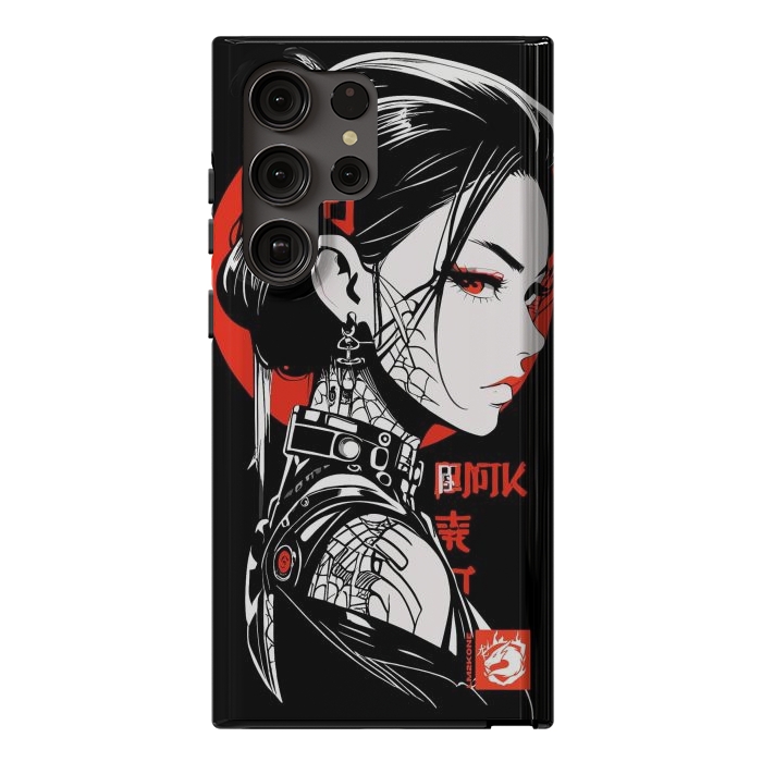 Galaxy S23 Ultra StrongFit Dark Geisha Japan by LM2Kone