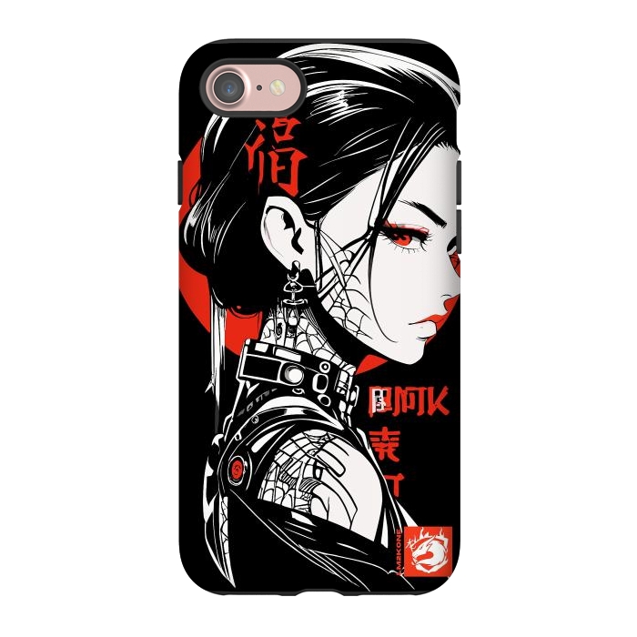 iPhone 7 StrongFit Dark Geisha Japan by LM2Kone