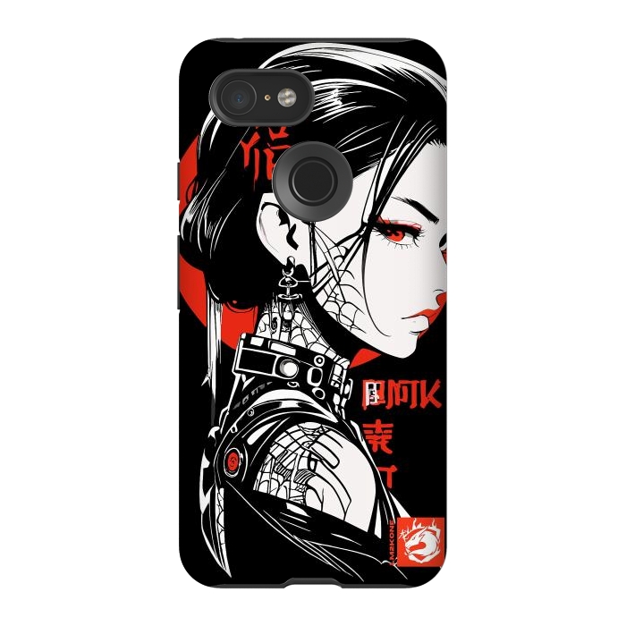 Pixel 3 StrongFit Dark Geisha Japan by LM2Kone