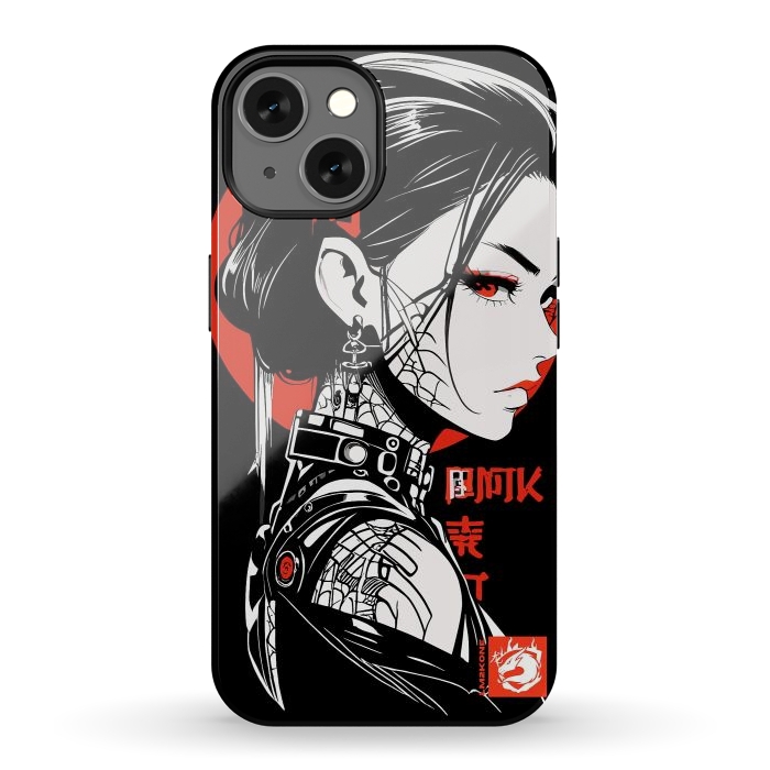 iPhone 13 StrongFit Dark Geisha Japan by LM2Kone