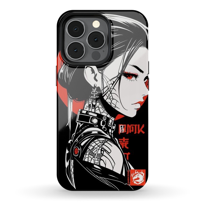 iPhone 13 pro StrongFit Dark Geisha Japan by LM2Kone