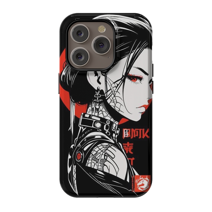 iPhone 14 Pro StrongFit Dark Geisha Japan by LM2Kone