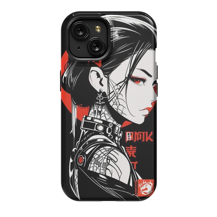 iPhone 15 StrongFit Dark Geisha Japan by LM2Kone