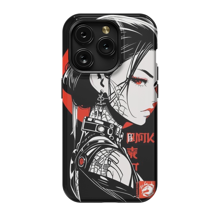 iPhone 15 Pro StrongFit Dark Geisha Japan by LM2Kone