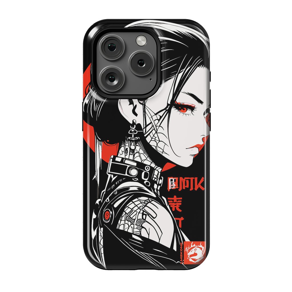 iPhone 15 Pro StrongFit Dark Geisha Japan by LM2Kone