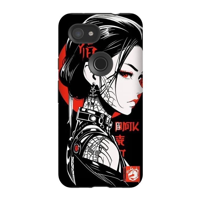 Pixel 3A StrongFit Dark Geisha Japan by LM2Kone