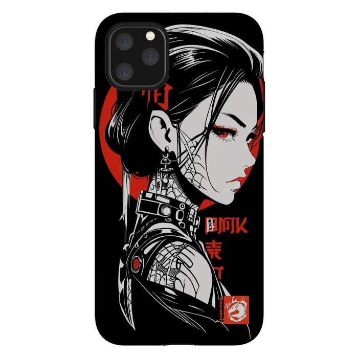 iPhone 11 Pro Max StrongFit Dark Geisha Japan by LM2Kone