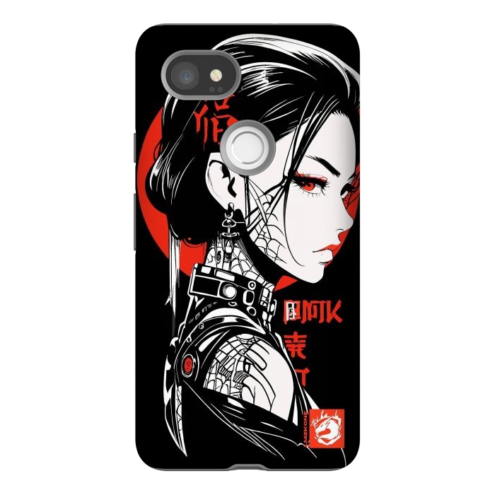 Pixel 2XL StrongFit Dark Geisha Japan by LM2Kone