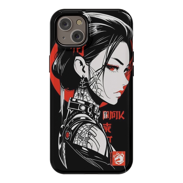 iPhone 14 Plus StrongFit Dark Geisha Japan by LM2Kone