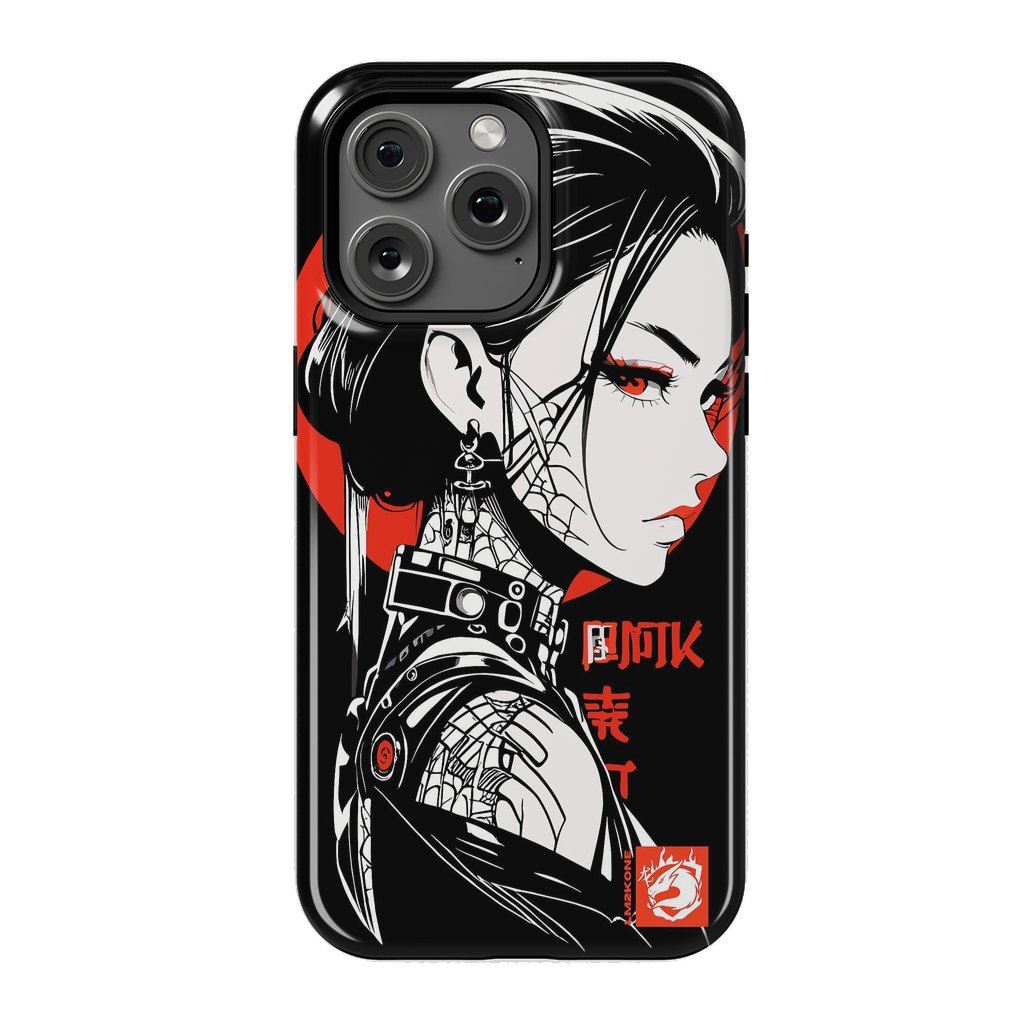 iPhone 15 Pro Max StrongFit Dark Geisha Japan by LM2Kone